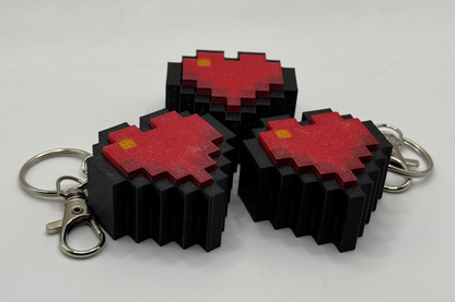 Minecraft-style Heart Fidget Clicker
